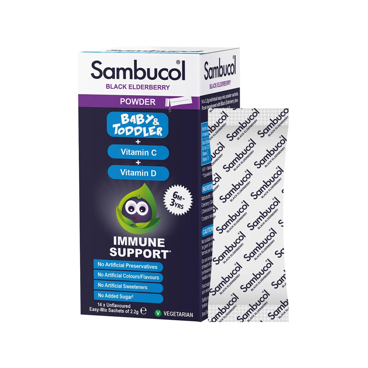 Sambucol Baby & Toddler Powder,  14 Sachets