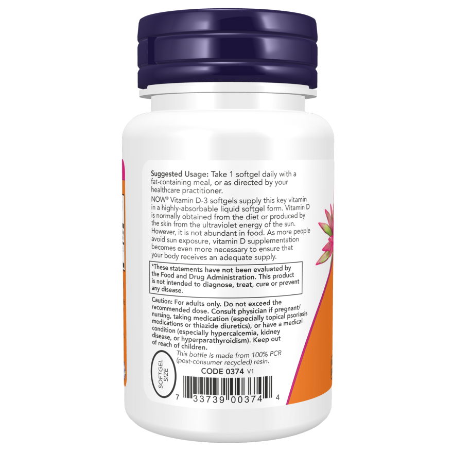 Vitamin D-3 5000 IU Softgels