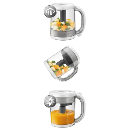 4-in-1 Baby food steamer and blender