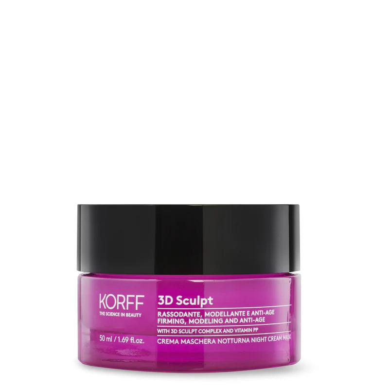 3D Sculpt Night Cream Mask - GOLDFARMACI