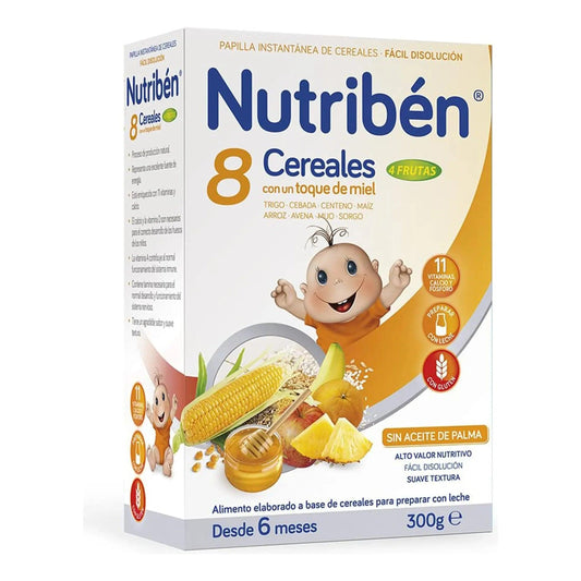 8 Cereals with a Hint of Honey & 4 Fruits - GOLDFARMACI