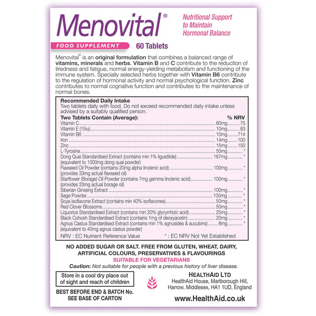 Menovital Tablets