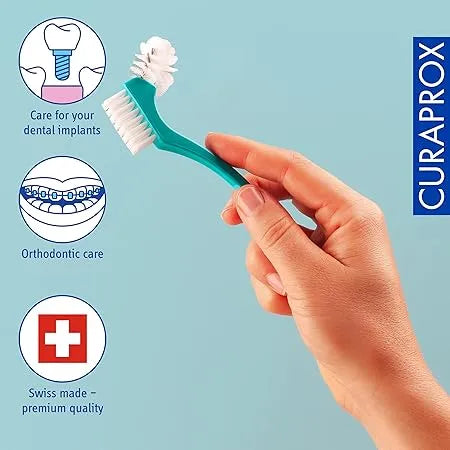 Cleaning Brush for Dentures and Braces