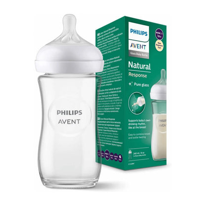 Natural Response Baby Glass Bottle , 240ml