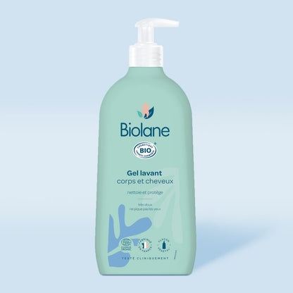 Organic body and hair cleansing gel