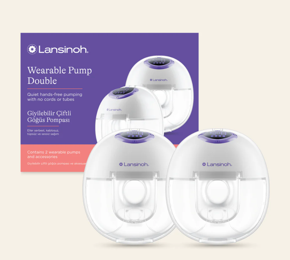 DiscreetDuo Wearable Breast Pump