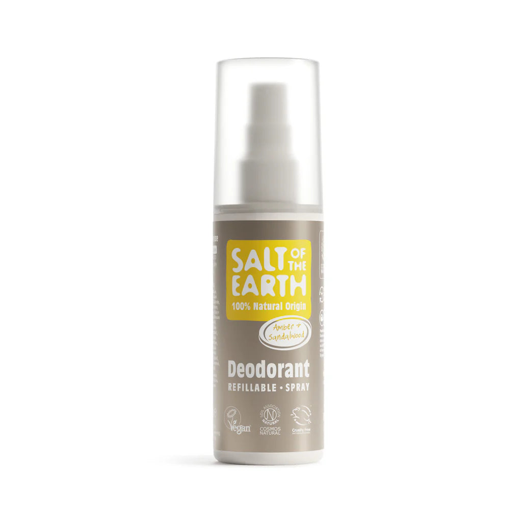 Amber & Sandalwood Natural Deodorant Spray