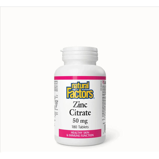 Zinc Citrate 50mg, 180 caps