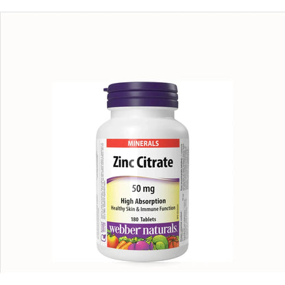 Zinc Citrate 50mg, 180 tab