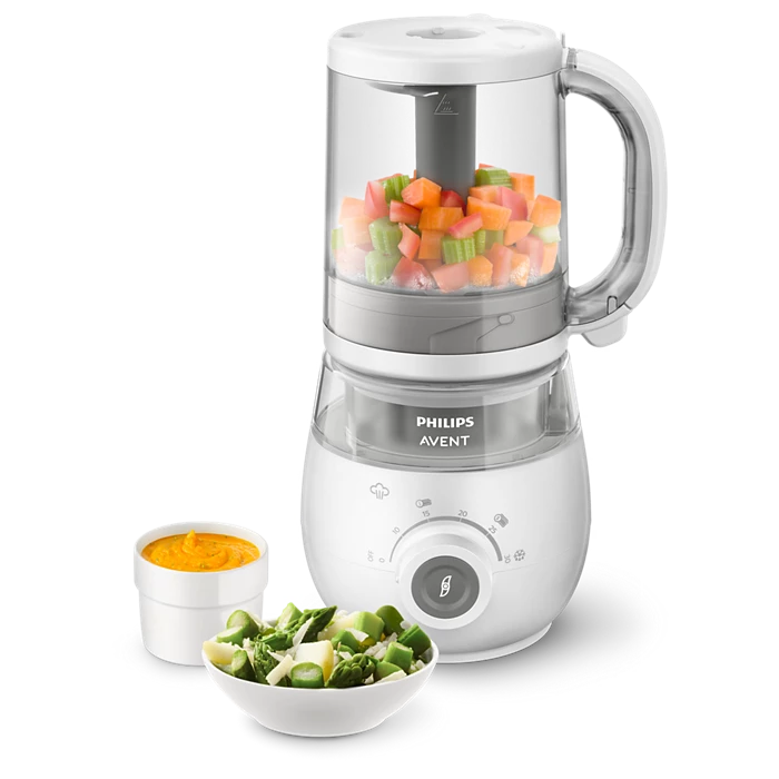 4-in-1 Baby food steamer and blender