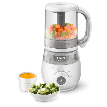 4-in-1 Baby food steamer and blender