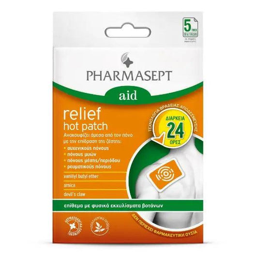 Aid Relief Hot Patch 5 Pcs - GOLDFARMACI