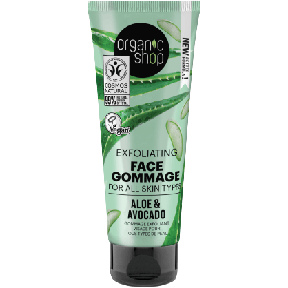 Aloe & Avocado Exfoliating Face Gommage 75ml - GOLDFARMACI