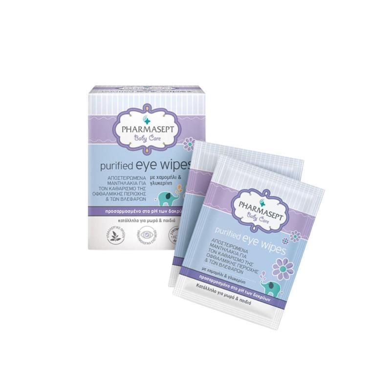 Baby Care Purified Eye Wipes 10pcs - GOLDFARMACI