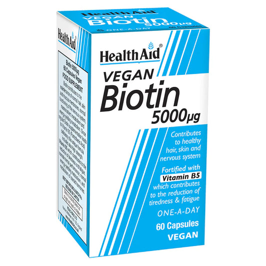 Biotin 5000ug Capsules - GOLDFARMACI