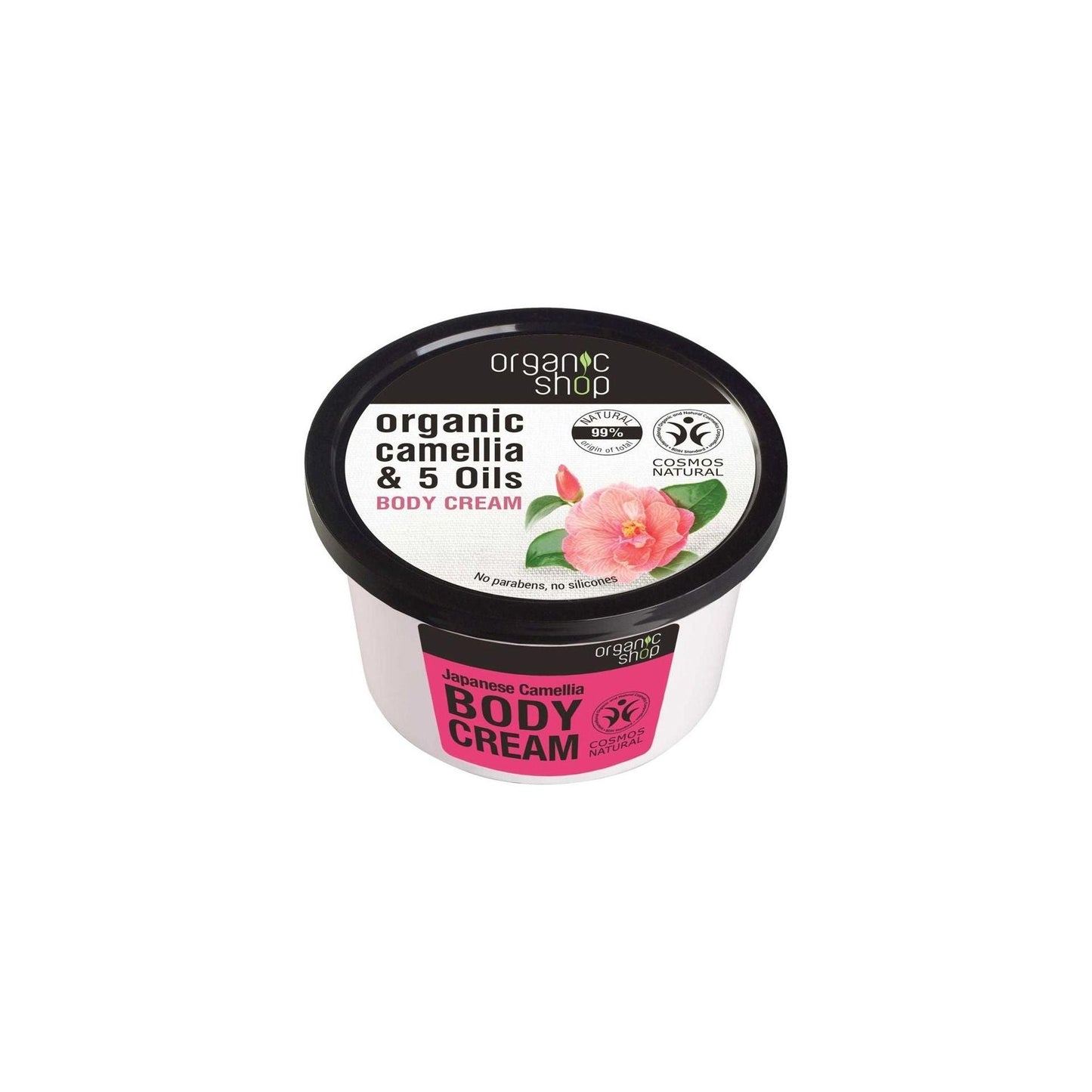 Body Cream Japanese Camellia & 5 Oils 250ml - GOLDFARMACI