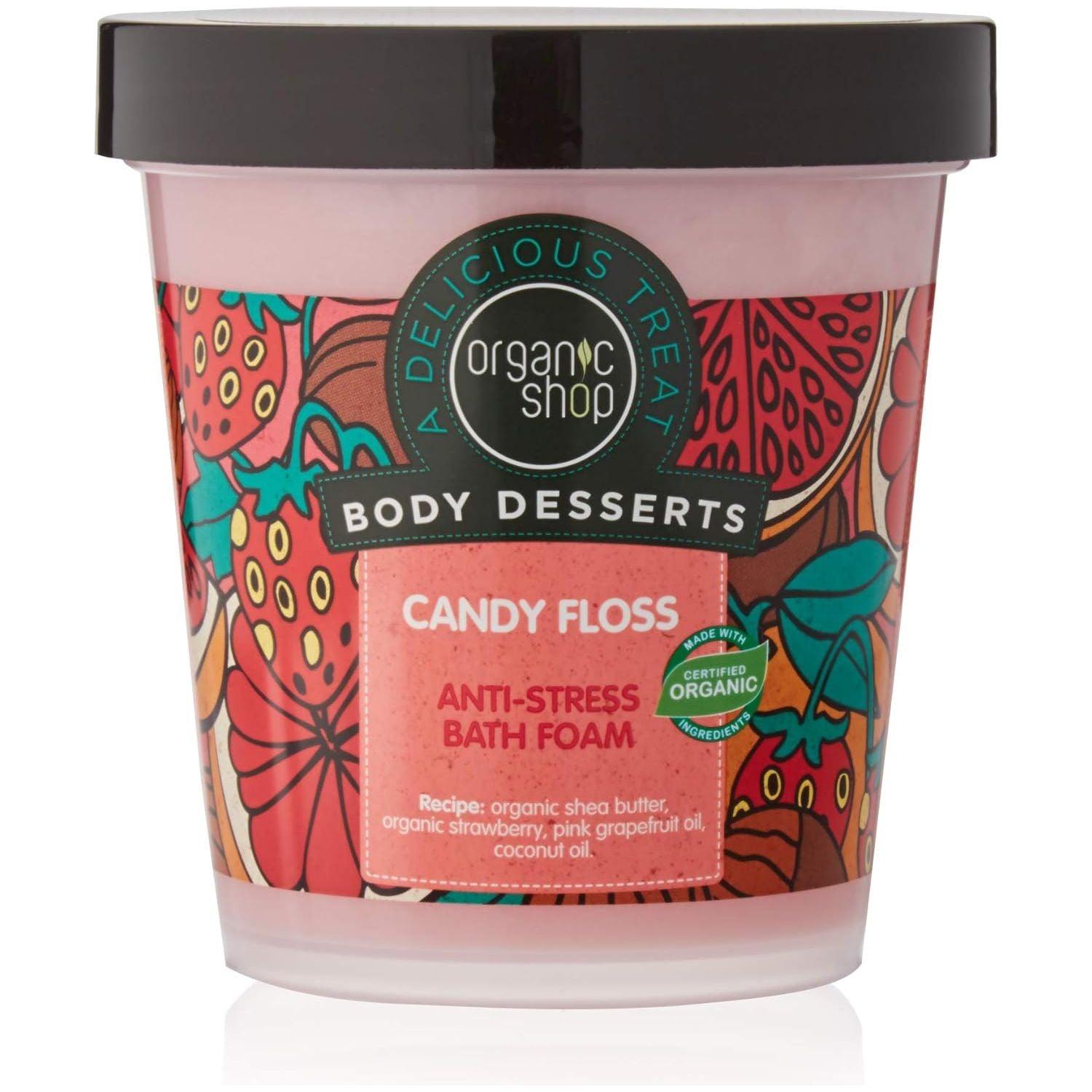 Body Desserts Candy Floss Anti-Stress Bath Foam, 450 ml - GOLDFARMACI