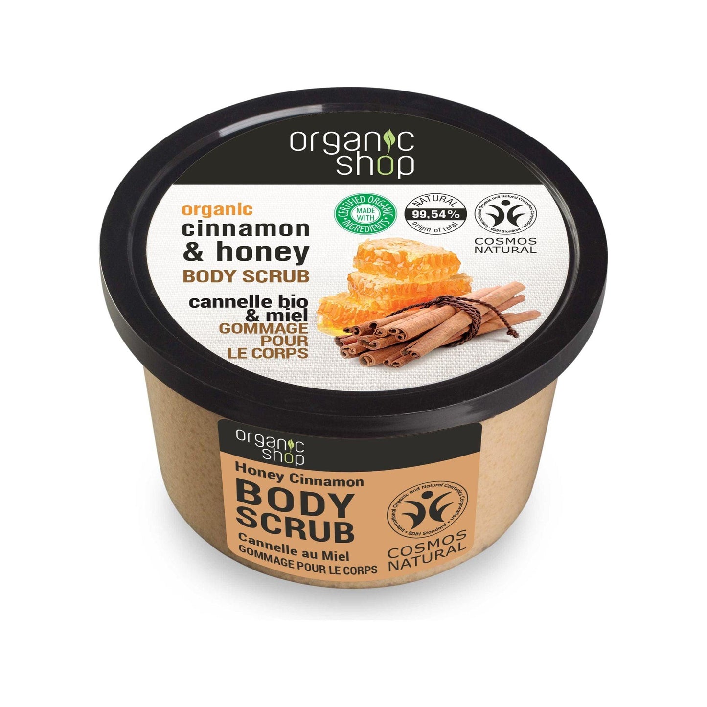 Cinnamon & Honey Body Scrub - GOLDFARMACI