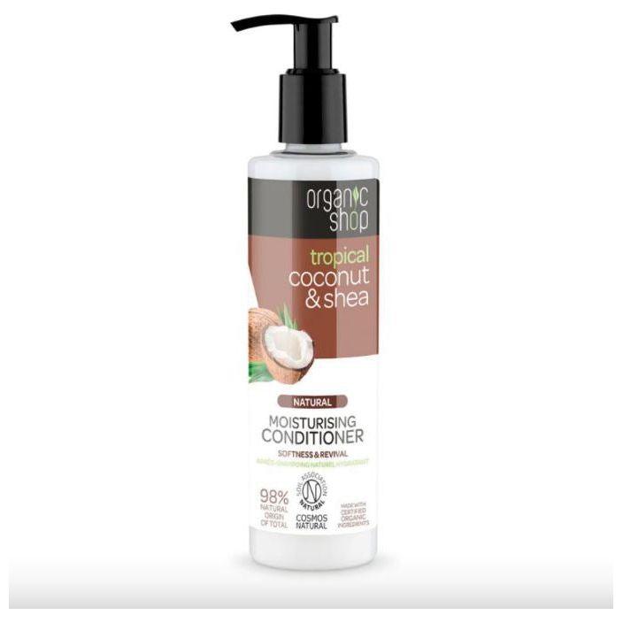 Coconut & Shea Moisturising Conditioner, 280 ml - GOLDFARMACI