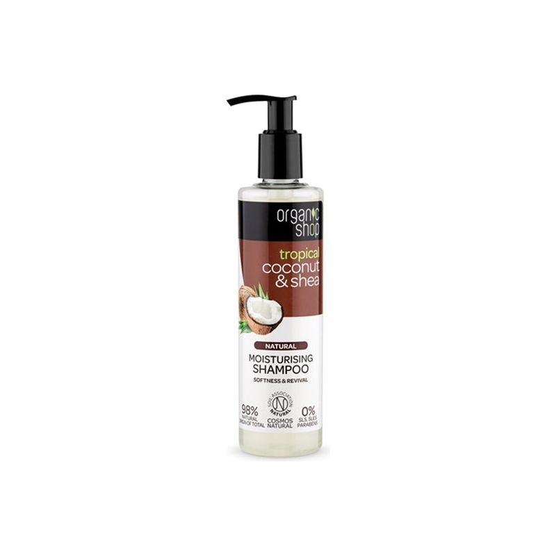 Coconut & Shea Moisturising Shampoo, 280 ml - GOLDFARMACI