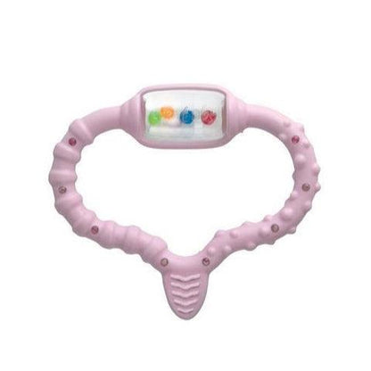 Curababy Teething Ring Pink - GOLDFARMACI