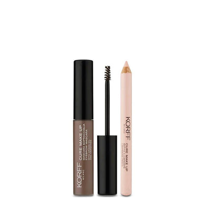 Cure Make Up Kit Eyebrow Mascara + Lightening Pencil - GOLDFARMACI