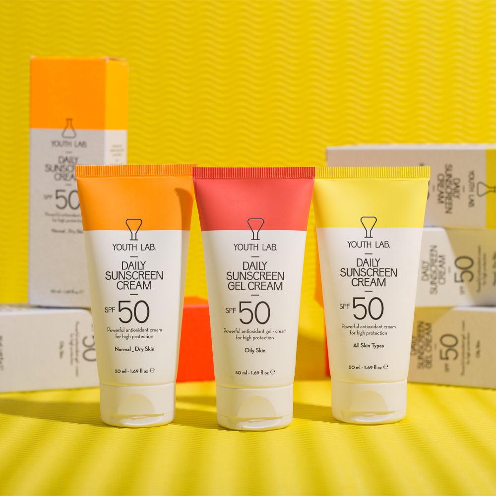 Daily Sunscreen Cream SPF 50 - Normal / Dry Skin - GOLDFARMACI