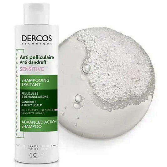 Dercos Dandruff & Dry Skin Shampoo for Sensitive Scalp Sec - GOLDFARMACI