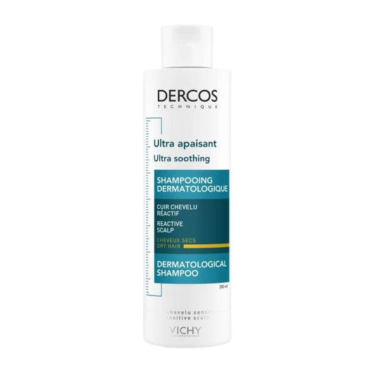 Dercos Ultra Soothing Shampoo Sensitive Scalp Dry Hair - GOLDFARMACI