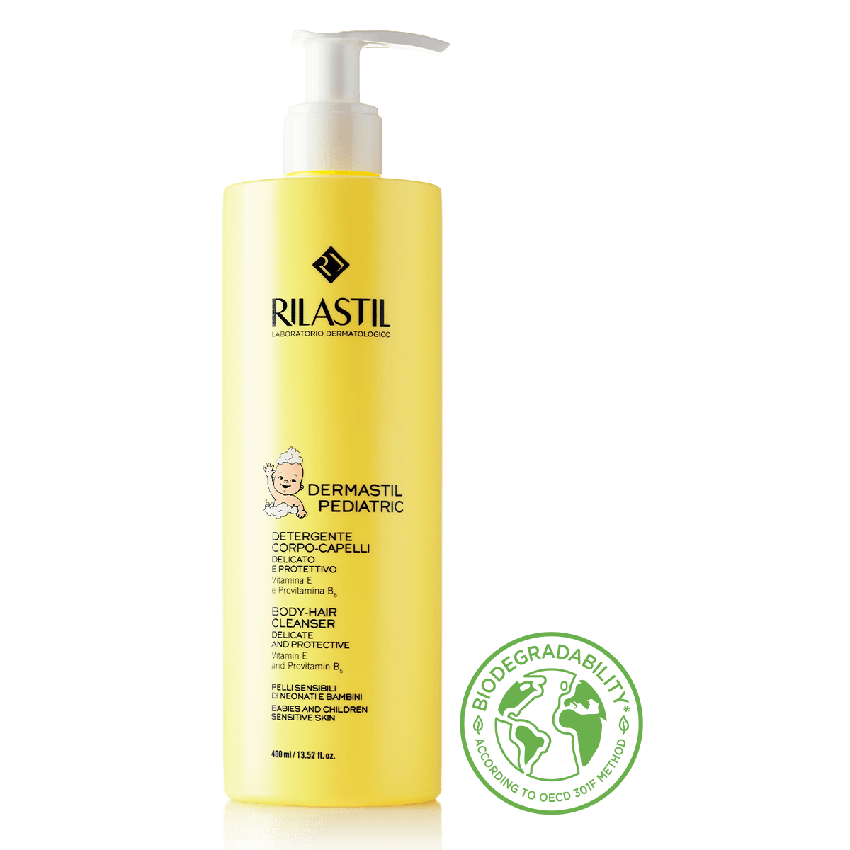 Dermastil Pediatric Body-Hair Cleanser - GOLDFARMACI