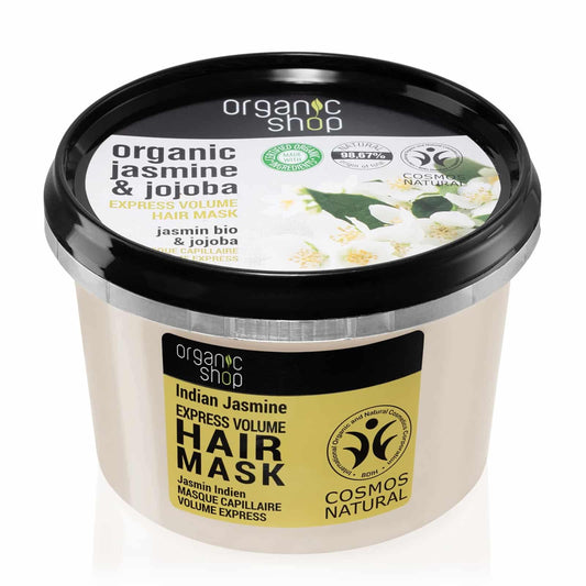 Express Volume Hair Mask - Organic Jasmine & Jojoba - GOLDFARMACI