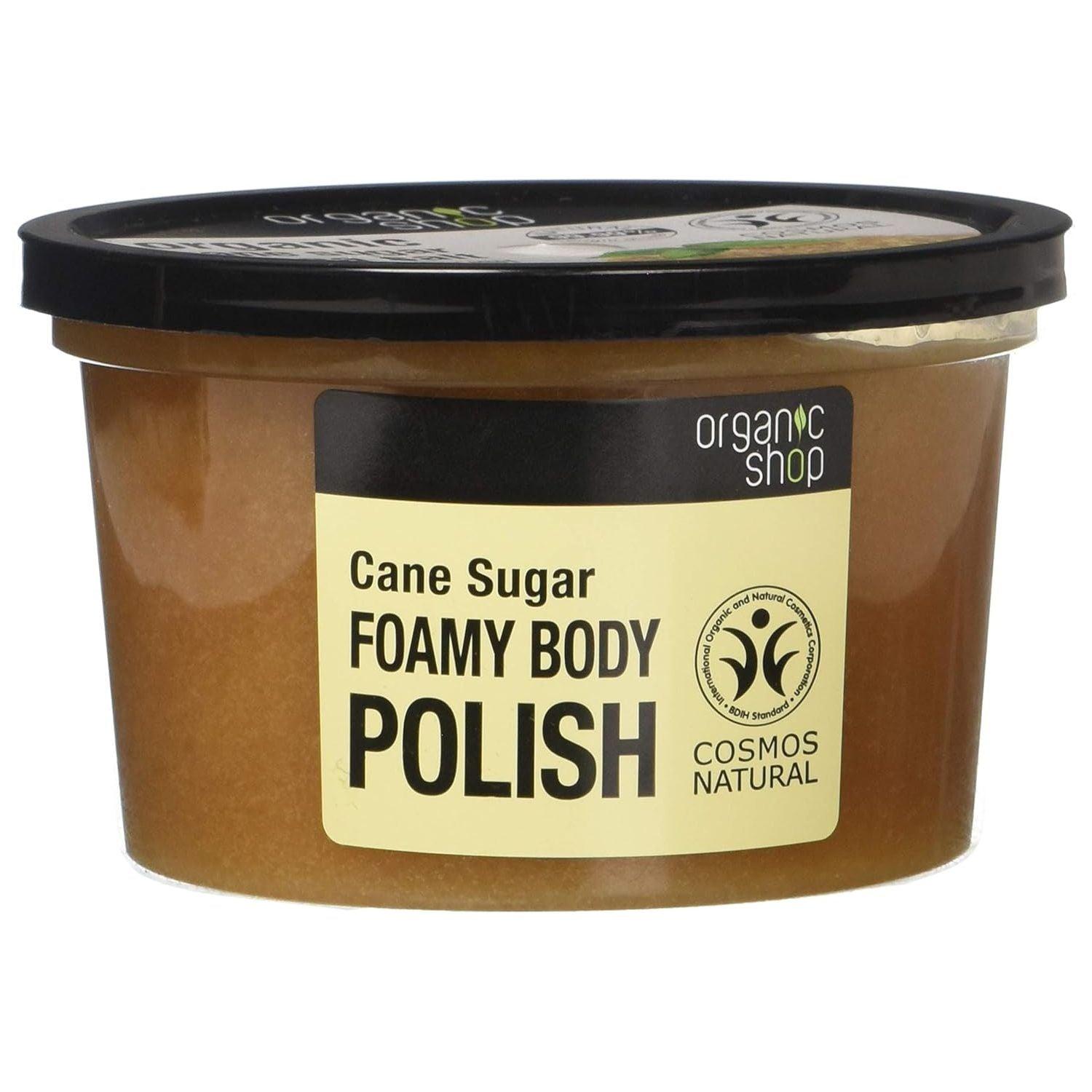 Foamy Body Polish Natural Cane Sugar and Sea Salt 250ml - GOLDFARMACI