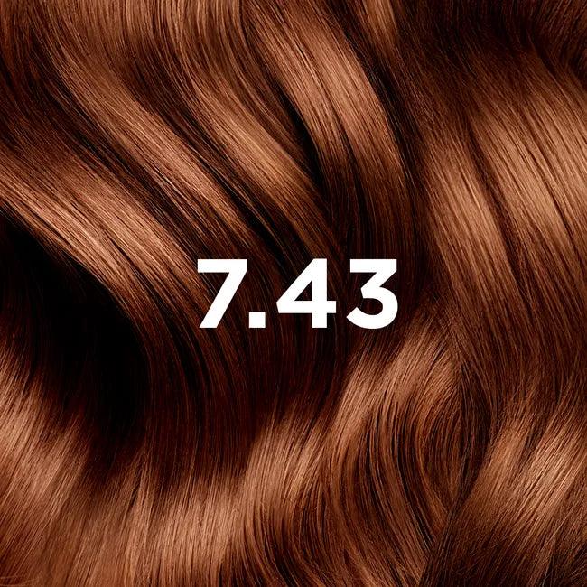 Hair Color Cooper Golden Blonde 7.43 - GOLDFARMACI