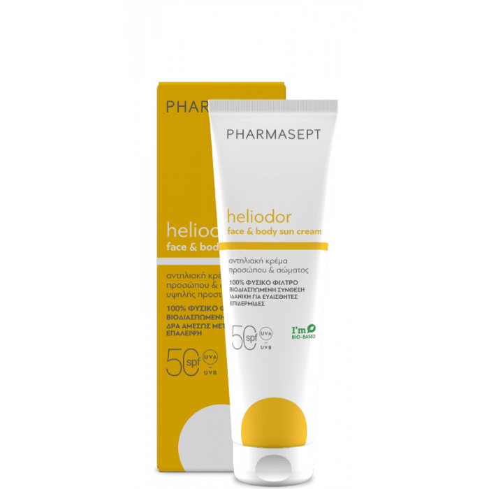 Heliodor Face & Body Sun Cream SPF50 150ml - GOLDFARMACI