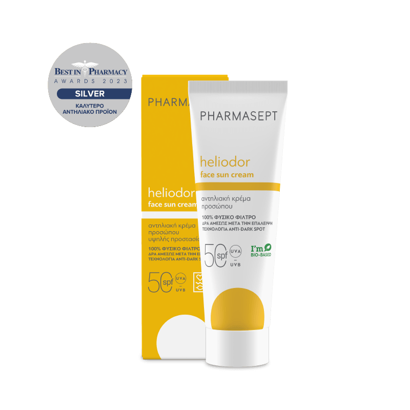 Heliodor Face Sun Cream SPF50 50ml - GOLDFARMACI