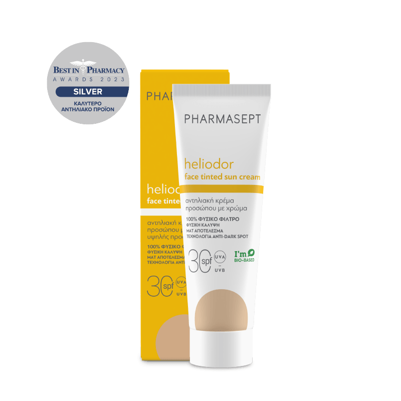 Heliodor Face Tinted Sun Cream SPF 30 - GOLDFARMACI