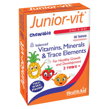 Junior-vit - Chewable (Tutti-fruity Flavour) Tablets - GOLDFARMACI