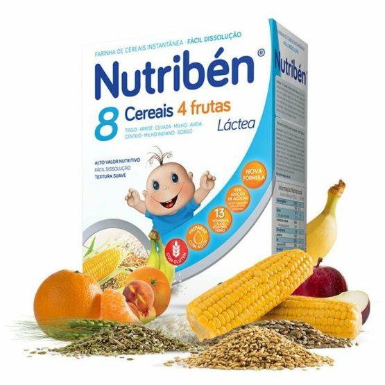 Lactea 8 Cereals 4 Fruits 6 months + (300g) - GOLDFARMACI