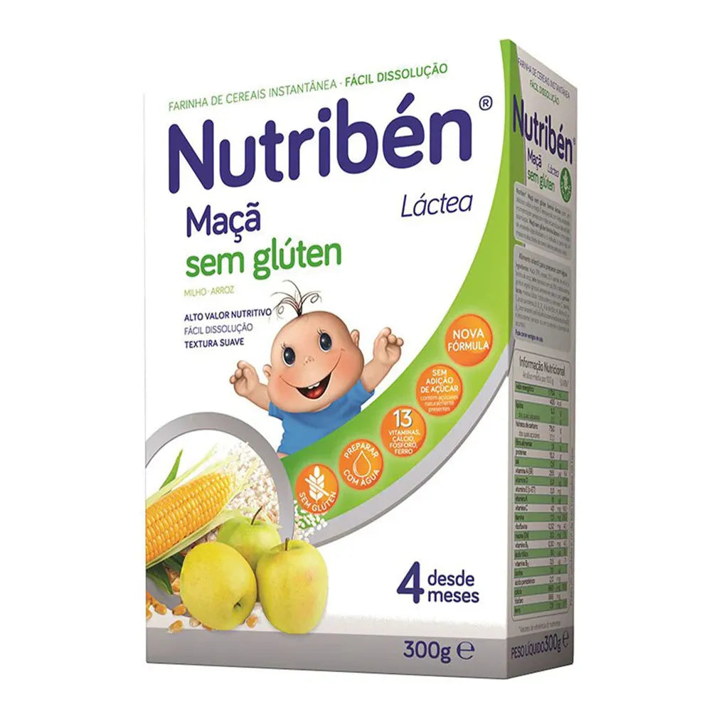 Lactea Maça Sem Gluten 4 Months + - GOLDFARMACI