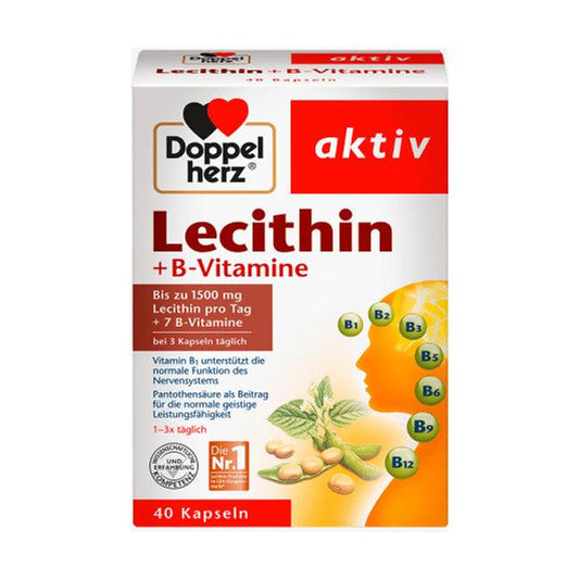 Lecithin & B vitamins 40 cap - GOLDFARMACI
