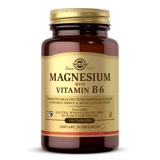 Magnesium with Vitamin B6 100Tab - GOLDFARMACI