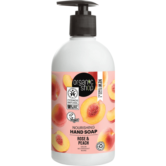 Nourishing Rose & Peach Hand Soap - GOLDFARMACI