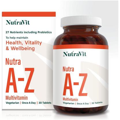 Nutra A-Z| Vegetarian Multivitamins & Minerals - GOLDFARMACI