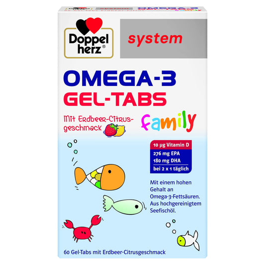 Omega-3 Family Gel Tabs For Chewing - GOLDFARMACI