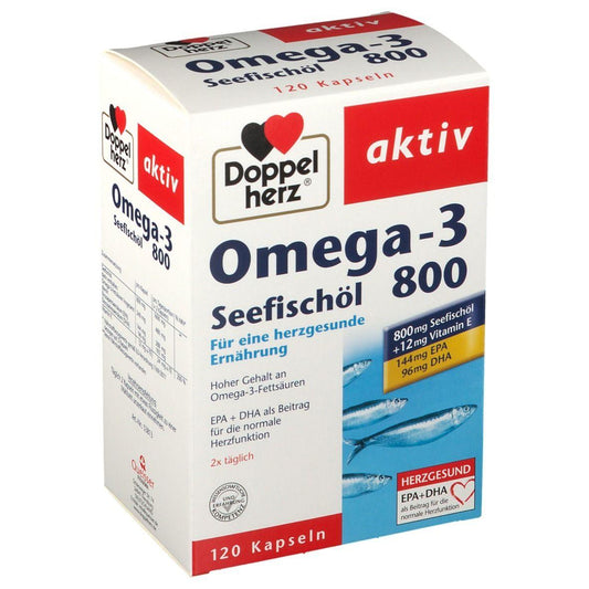 Omega-3 Fish Oil 800 mg 120caps - GOLDFARMACI