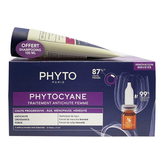 Phytocyane Progressive + Free Shampoo Set - GOLDFARMACI