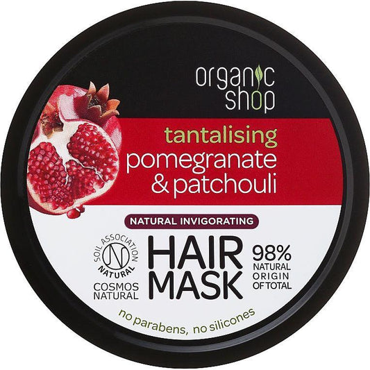 Pomegranate & Patchouli Invigorating Hair Mask, 250 ml - GOLDFARMACI