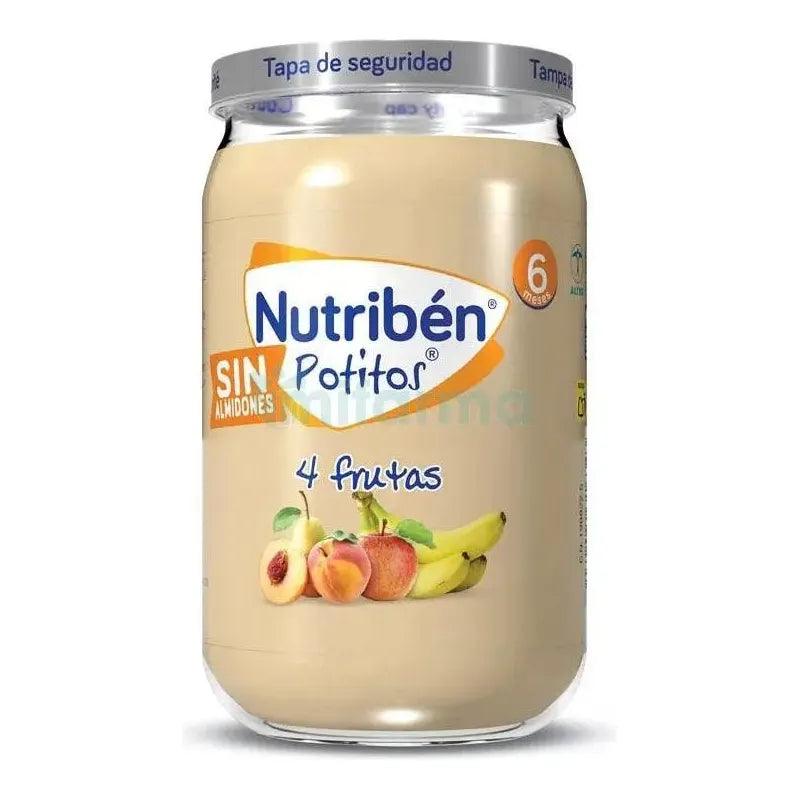 Potito 4 Fruits Without Starches + 6m - GOLDFARMACI