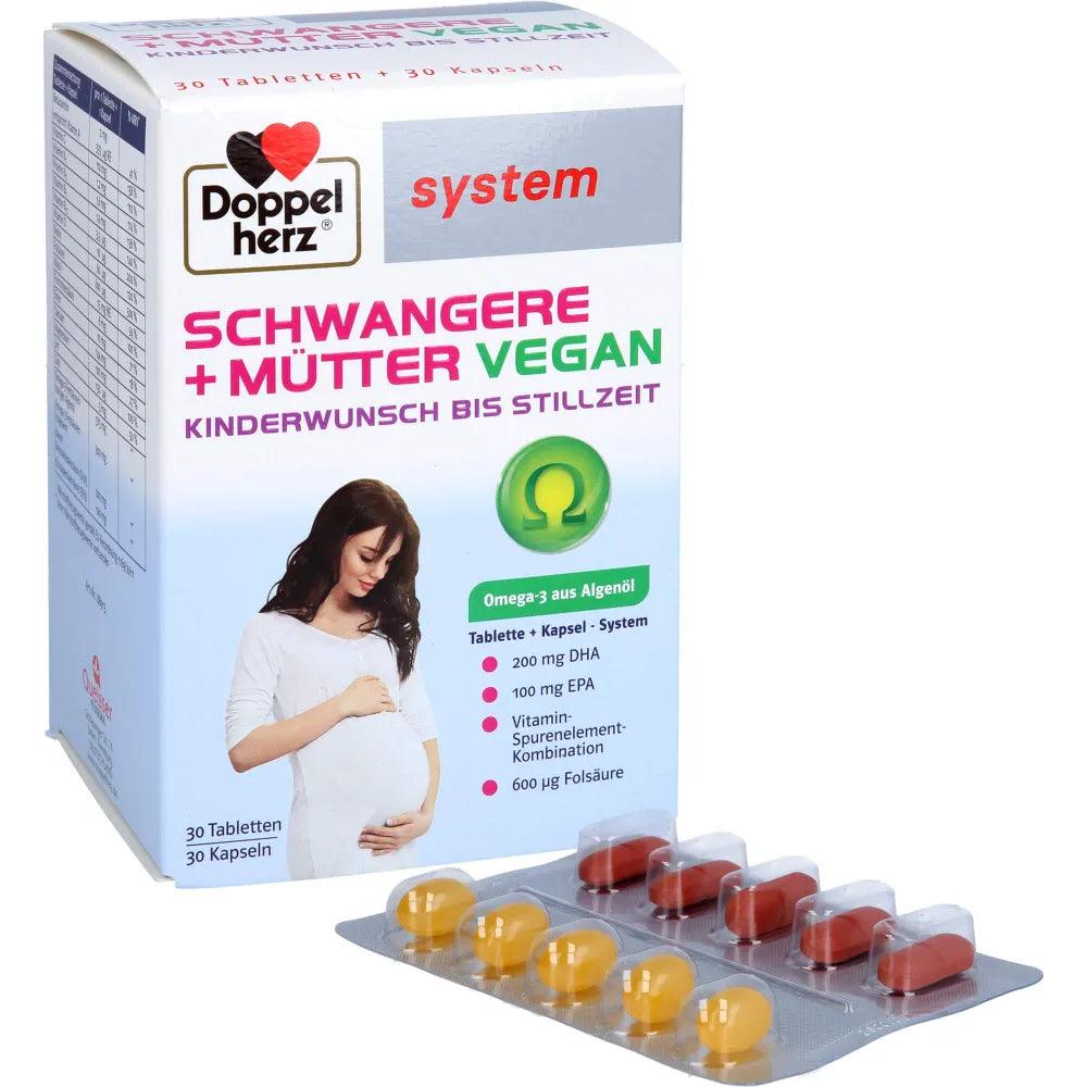 Pregnant women + mothers vegan - 30 tablets + 30 capsules - GOLDFARMACI