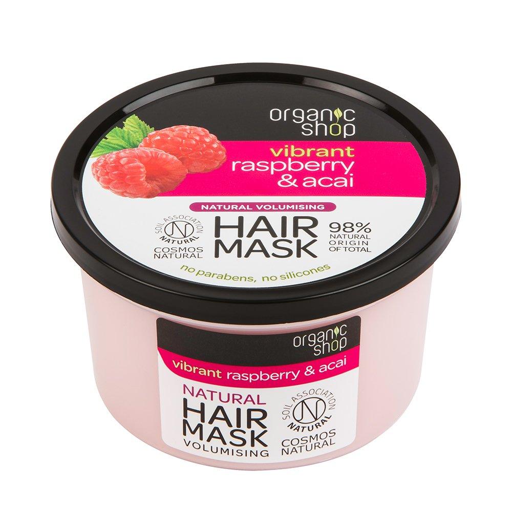 Raspberry & Acai Volumising Hair Mask, 250 ml - GOLDFARMACI